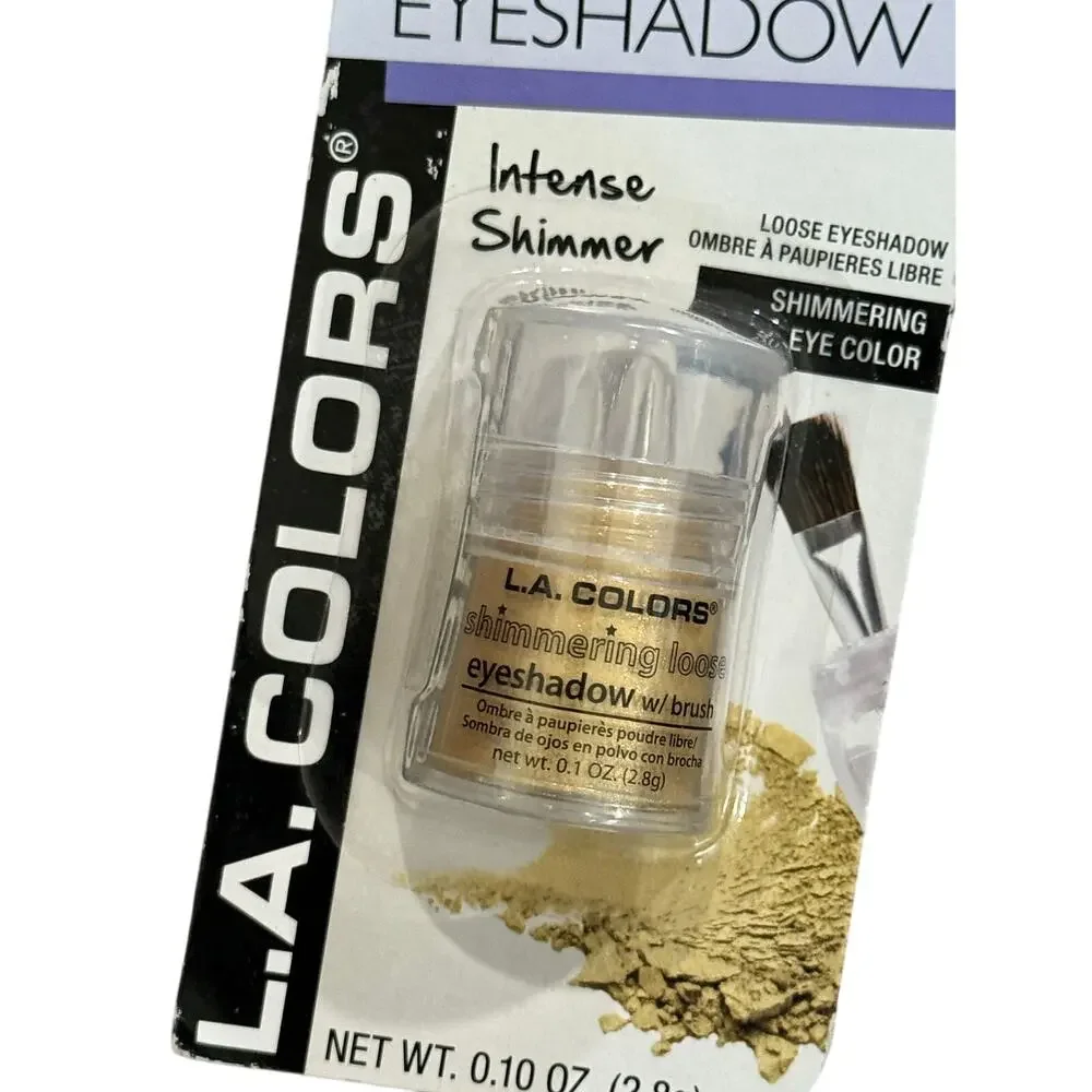 LA Colors Shimmering Loose Eyeshadow Sunshine .10oz Sealed‎ CBES402
